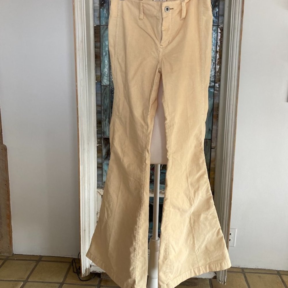 NWOT Free People Corduroy Wide Bell Bottom Pants